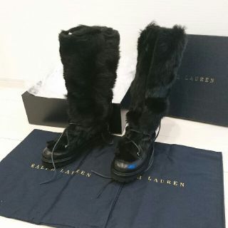 ラルフローレン(Ralph Lauren)の定価24万RALPH LAUREN パープルレーベル　サイズ7.5(ブーツ)