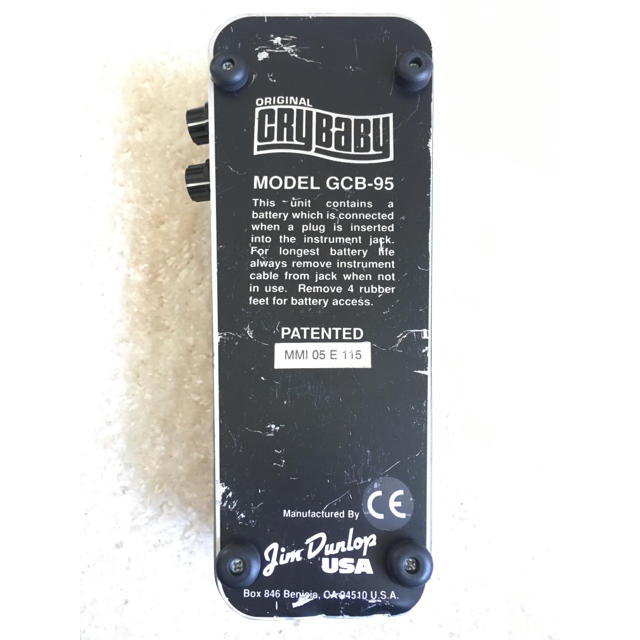 【値下げ】JIM DUNLOP GCB-95 CRYBABYワウカスタム 楽器のギター(エフェクター)の商品写真