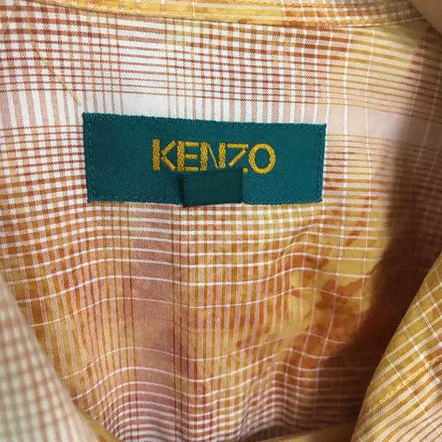 KENZO(ケンゾー)の古着屋購入 KENZO ケンゾー 開襟シャツ 奇抜 総柄 ワンポイント 0511 メンズのトップス(シャツ)の商品写真