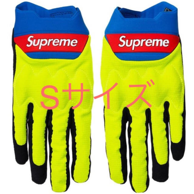 Supreme(シュプリーム)のSupreme x Fox Racing グローブ 黄色 S   シュプリーム メンズのファッション小物(手袋)の商品写真