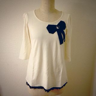 ミニマム(MINIMUM)のmikanさん♡ribon tee(Tシャツ(長袖/七分))