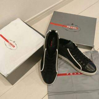 プラダ(PRADA)の新品 PRADA ハイカット　サイズ40(スニーカー)