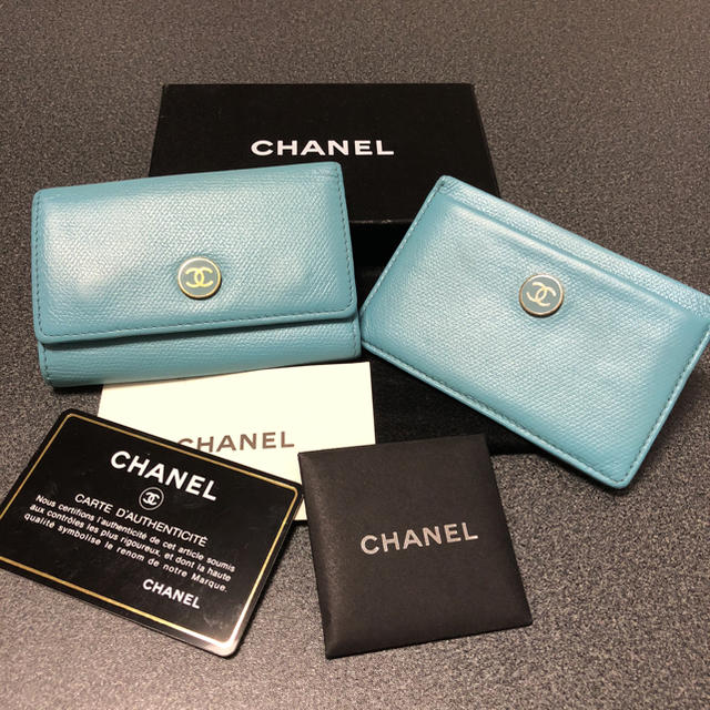 CHANEL(シャネル)のシャネル  ココボタン キーケース&カードケース 2点セット レディースのファッション小物(キーケース)の商品写真