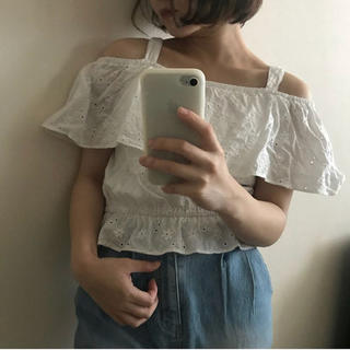 ロキエ(Lochie)のcotton blouse ♥(シャツ/ブラウス(半袖/袖なし))