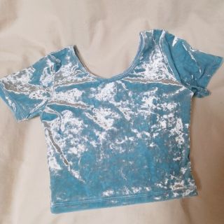 アメリカンアパレル(American Apparel)のベロア　T-Shirt(Tシャツ(半袖/袖なし))