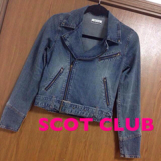 スコットクラブ(SCOT CLUB)のSCOT CLUB♡デニムライダース(ライダースジャケット)