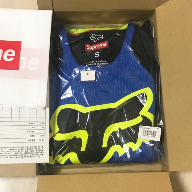 Supreme(シュプリーム)のS Supreme Fox Racing Moto Jersey Top メンズのトップス(Tシャツ/カットソー(七分/長袖))の商品写真