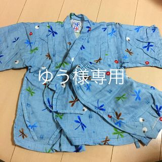 ミキハウス(mikihouse)の【ゆう様専用】【美品】ミキハウス ダブルB 甚平 浴衣 パジャマ 110(甚平/浴衣)