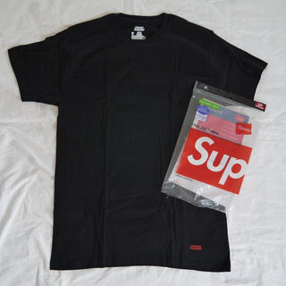 シュプリーム(Supreme)のSupreme Hanes ヘインズ Tシャツ Sサイズ 1枚 新品 ブラック(Tシャツ/カットソー(半袖/袖なし))
