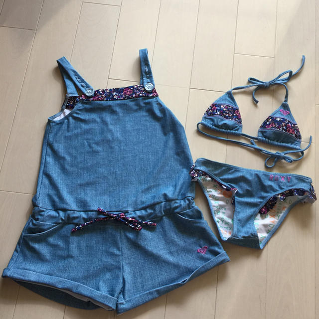 Roxy(ロキシー)のROXY子供用水着👙 キッズ/ベビー/マタニティのキッズ服女の子用(90cm~)(水着)の商品写真