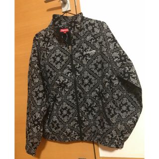 シュプリーム(Supreme)のSupreme bandana track jacket黒Sサイズ(その他)