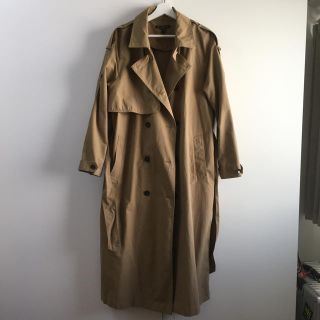 ザラ(ZARA)の【新品】ZARA 2way トレンチコート フード取り外し可(トレンチコート)