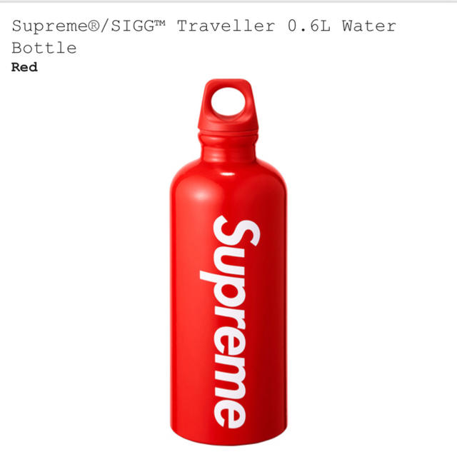 Supreme(シュプリーム)の新品 Supreme Water Bottle RED ボトル 水筒 インテリア/住まい/日用品のインテリア/住まい/日用品 その他(その他)の商品写真