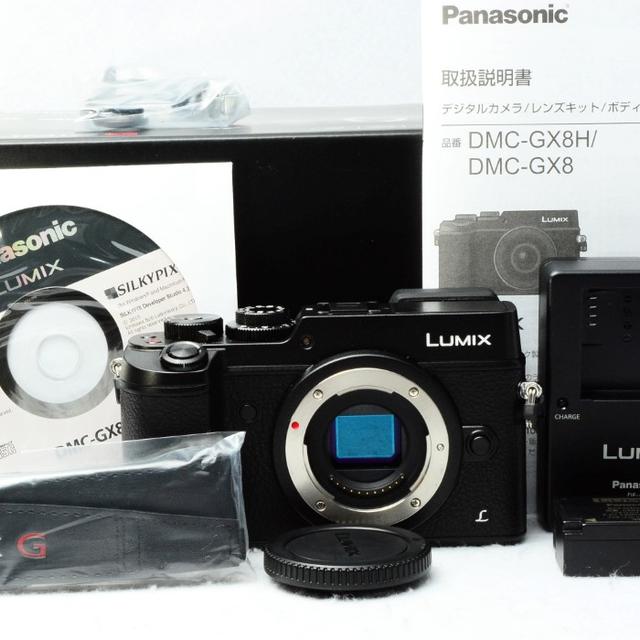 新品級 Panasonic LUMIX G DMC-GX8H シャッター数48デジタル一眼