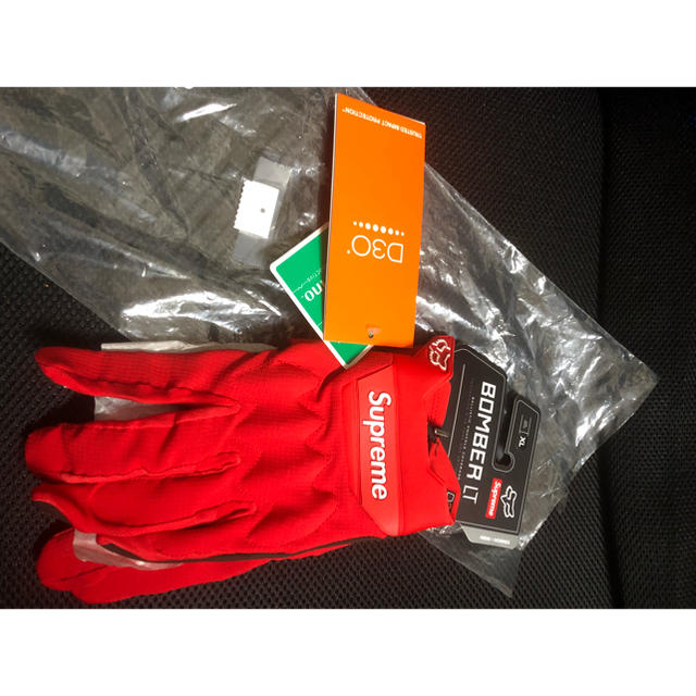 Supreme(シュプリーム)の18ss Supreme Fox Racing Bomber LT Gloves メンズのファッション小物(手袋)の商品写真