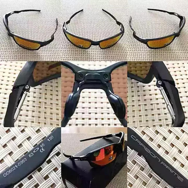 Oakley(オークリー)のオークリー カーボンプライム プリズム ルビー 偏光サングラス OO6021 メンズのファッション小物(サングラス/メガネ)の商品写真