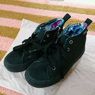 ヴァンズ(VANS)の★1219_s様専用★☆中古☆VANS☆ハイカットスニーカー☆BLKラメ☆19☆(スニーカー)