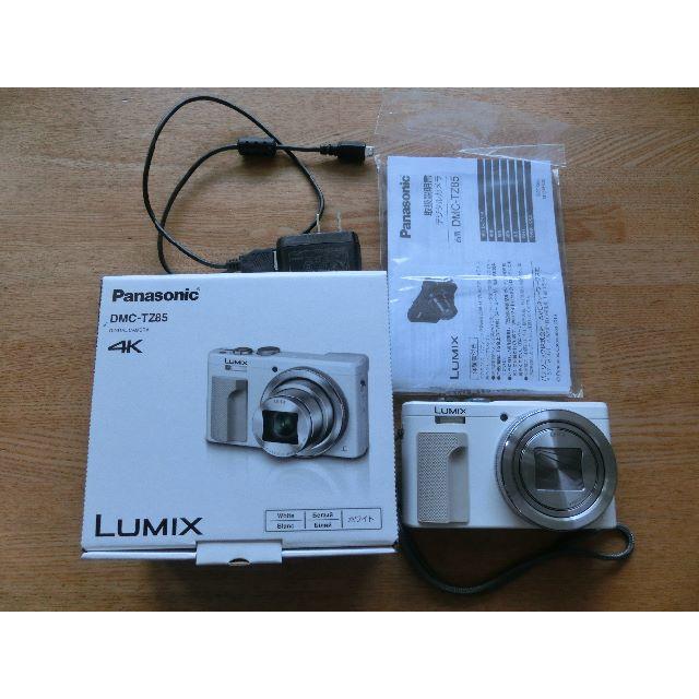 Panasonic - ★まえピンです★　パナソニック　ＬＵＭＩＸ　TZ85 ホワイト
