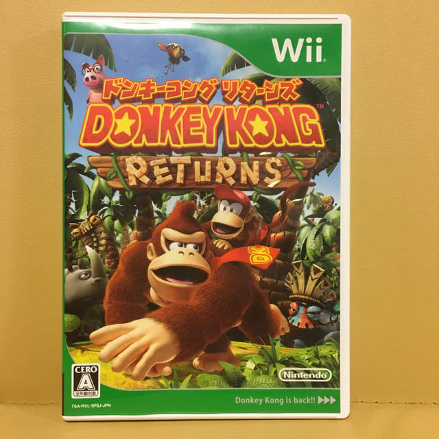 Wii(ウィー)のWiiソフト ドンキーコング リターンズ  エンタメ/ホビーのゲームソフト/ゲーム機本体(家庭用ゲームソフト)の商品写真