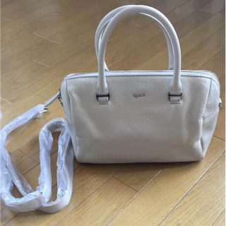 アニエスベー(agnes b.)の新品♪アニエスベー ボヤージュ レザー ショルダー ボストン バッグ(ボストンバッグ)