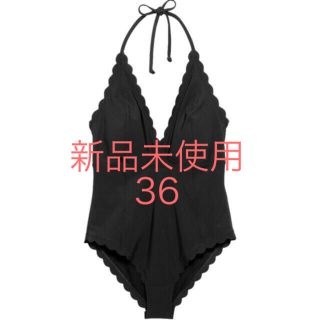 エイチアンドエム(H&M)のH&M 完売 ブラック ワンピース 水着 スイムウェア 36(水着)