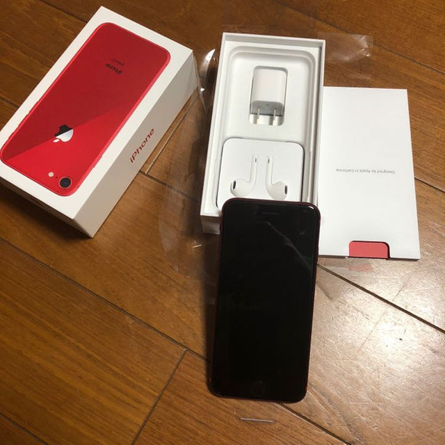 【ラッピング不可】 iPhone 8.64G 赤 スマートフォン本体