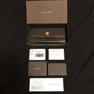 ブルガリ(BVLGARI)の超美品 正規店購入 定価66000円 ブルガリ 長財布 BVLGARI 財布(財布)