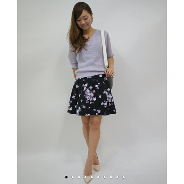 31 Sons de mode(トランテアンソンドゥモード)の美品 春物☆31 Sons de mode 花柄スカート レディースのスカート(ミニスカート)の商品写真