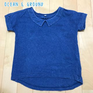 あちゃ様専用☆ OCEAN & GROUND インディゴ 半袖Tシャツ(Tシャツ/カットソー)