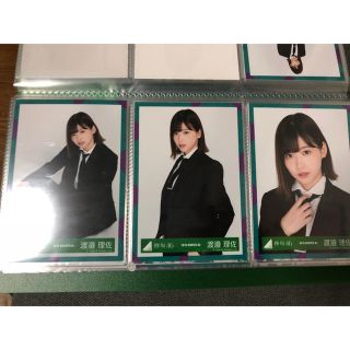 ケヤキザカフォーティーシックス(欅坂46(けやき坂46))の欅坂46 渡邉理佐 5th スーツ 生写真 コンプ(アイドルグッズ)