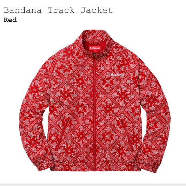 supreme Bandana Track Jacket size M