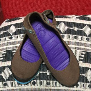 クロックス(crocs)のクロックス W6 ブラウン(スニーカー)