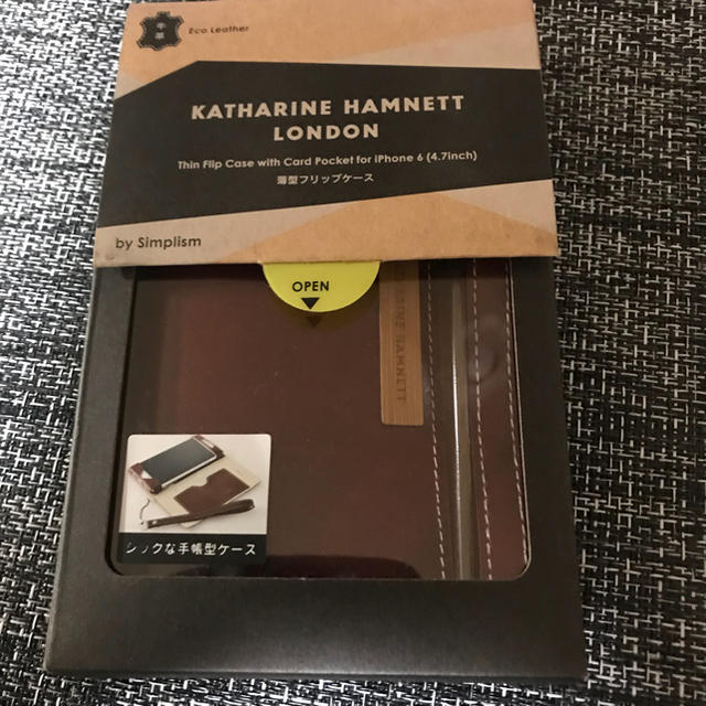 KATHARINE HAMNETT(キャサリンハムネット)のiPhone6ケース♡キャサリンハムネット スマホ/家電/カメラのスマホアクセサリー(iPhoneケース)の商品写真