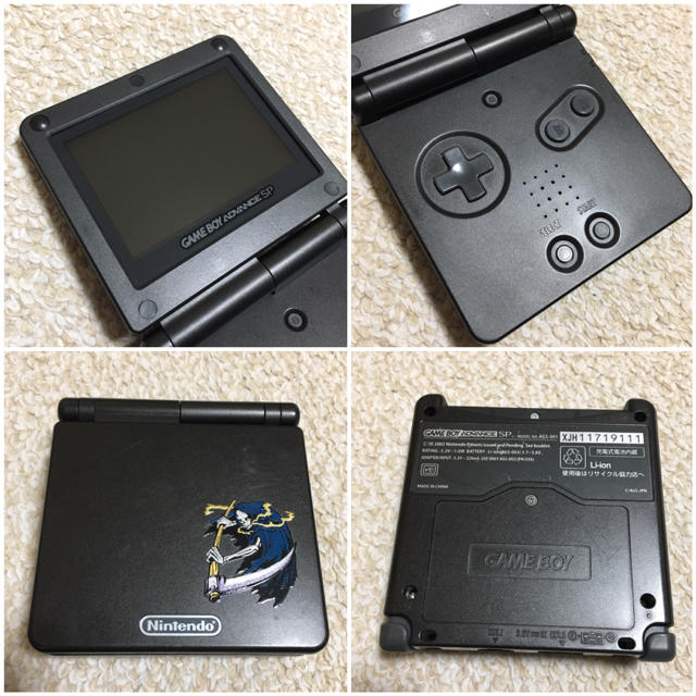 ゲームボーイアドバンス - 外装純正◇GBA SP 黒死神◇ゲームボーイ