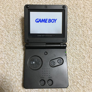 ゲームボーイアドバンス(ゲームボーイアドバンス)の外装純正◇GBA SP 黒死神◇ゲームボーイアドバンスSP バックライト仕様◇(携帯用ゲーム機本体)