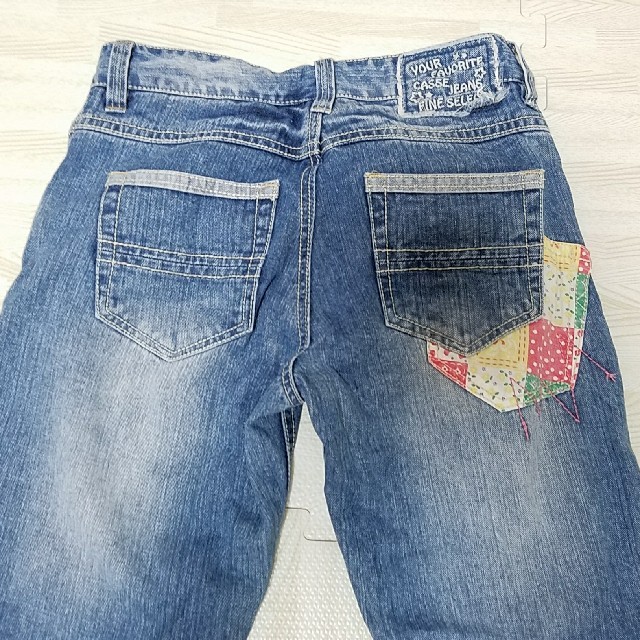 ESTACOT(エスタコット)のリメイク風デニム レディースのパンツ(デニム/ジーンズ)の商品写真