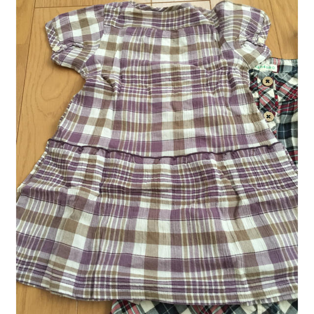 3can4on(サンカンシオン)の3can4on☆ワンピース2枚 キッズ/ベビー/マタニティのキッズ服女の子用(90cm~)(ワンピース)の商品写真