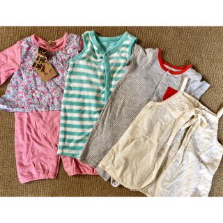 ベビーギャップ(babyGAP)の80サイズ女の子 ロンパースと肌着7点セット(ロンパース)