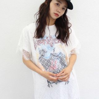 ジュエティ(jouetie)のjouetie オーバーレース Tシャツ(Tシャツ(半袖/袖なし))