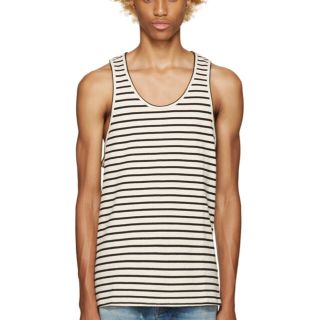 フィアオブゴッド(FEAR OF GOD)のFear Of God striped Tank top essentials(タンクトップ)