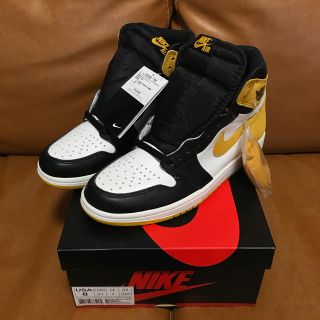 ナイキ(NIKE)の【アトモス購入】26cm AIR JORDAN 1 YELLOW OCHRE(スニーカー)