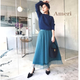アメリヴィンテージ(Ameri VINTAGE)のAmeri vintage ＊ チュール ロングスカート(ロングスカート)