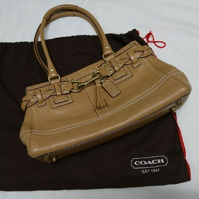 COACH コーチ レザーショルダーバッグ