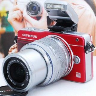 オリンパス(OLYMPUS)の✨小型・軽量タッチパネル✨大人気ミラーレス★オリンパス E-PM2(ミラーレス一眼)