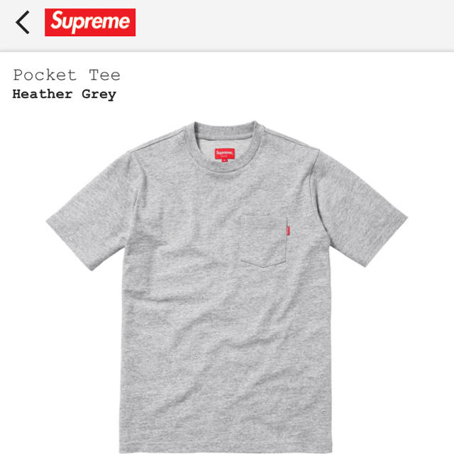 18AW Supreme S/S Pocket Tee Mサイズ www.krzysztofbialy.com