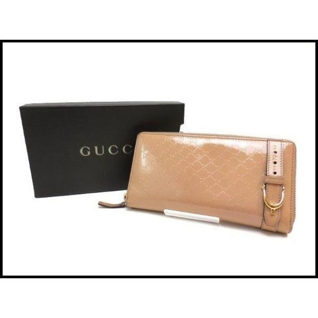 Gucci(グッチ)のGUCCI グッチ マイクロGG エナメル ラウンド 長財布 309753 レディースのファッション小物(財布)の商品写真