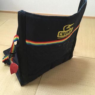 チャムス(CHUMS)の専用 2脚 黒とパープル(座椅子)