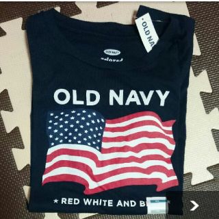 オールドネイビー(Old Navy)の新品 Sサイズ相当 半袖 オールドネイビー 国旗柄(Tシャツ(半袖/袖なし))