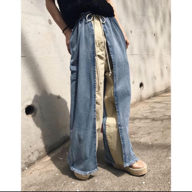 Ameri VINTAGE(アメリヴィンテージ)の【みほ様専用】MIX MATERIAL PANTS レディースのパンツ(チノパン)の商品写真