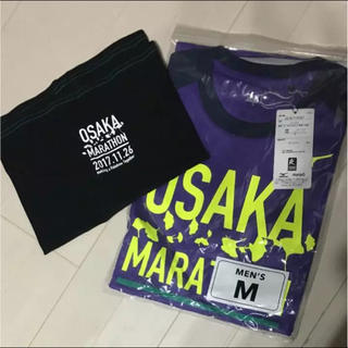 ミズノ(MIZUNO)の大阪マラソン Tシャツ&限定ネックウォーマー(ウェア)